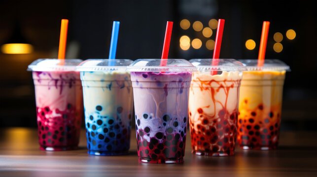 Bubble tea with aesthetics and vibes