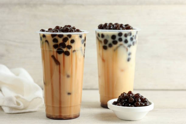Gen Z tea aesthetic social media bubble tea